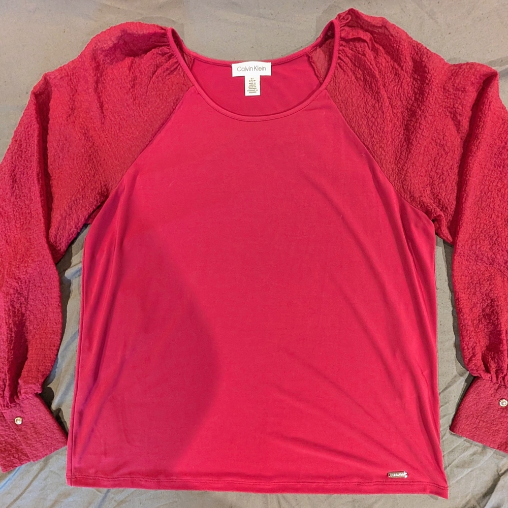 Calvin Klein Women's Pink Top
